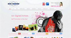 Desktop Screenshot of discmakers.co.uk